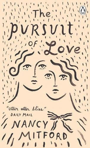 The image shows a book cover with a simple line drawing of two women's faces.