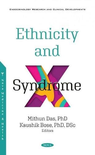 Book cover: "Ethnicity and Syndrome X" with a large, colorful "X".