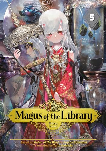 Manga volume cover featuring a young woman with white hair and ornate clothing.