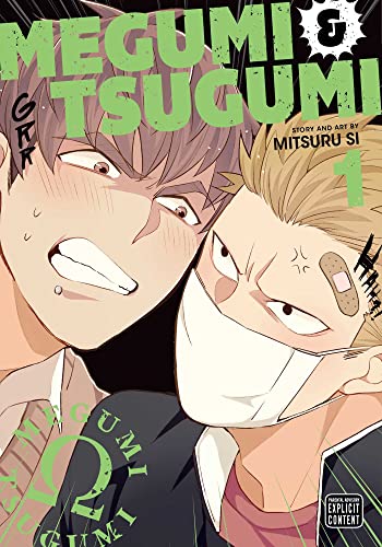 Manga cover featuring two young men with intense expressions, volume one.