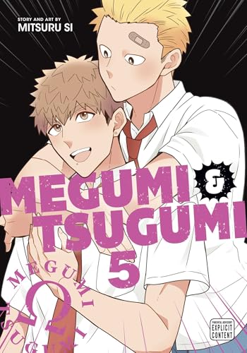 Manga cover showing two young men embracing against a black background.