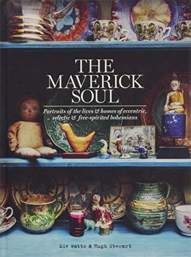 Book cover featuring a shelf display of eclectic objects and art.