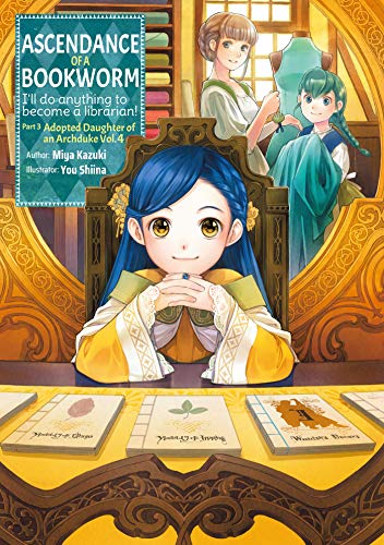 Book cover featuring a young woman with blue hair and two other figures.