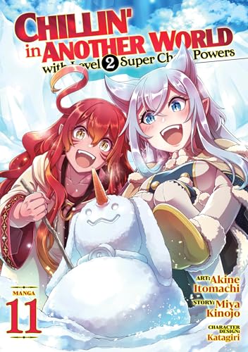 Manga cover featuring two anime-style girls and a small snowman in snow.