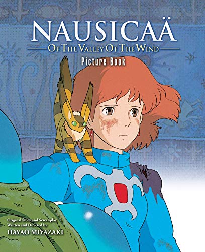 Nausicaä with a small creature on her shoulder, from the Valley of the Wind.