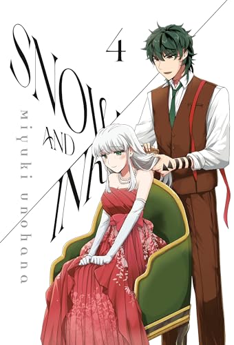 Manga cover with a woman in red and a man with dark hair.