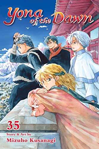 Manga cover: three characters against a mountainous, cloudy sky.