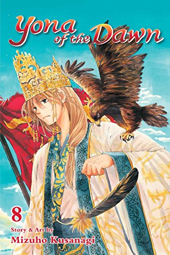 Manga cover featuring a crowned man with a hawk against a blue sky background.