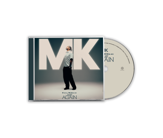 CD cover for MK’s “In The Night Again” featuring a portrait of the artist.