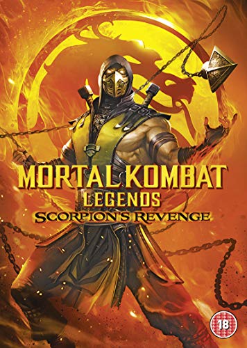 DVD cover for “Mortal Kombat Legends: Scorp’s Revenge” featuring Scorpion.