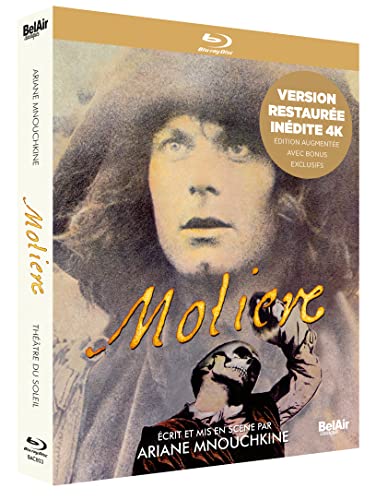 DVD cover for "Moliere" directed by Ariane Mnouchkine, featuring a portrait.
