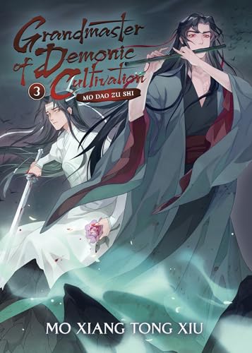 Novel cover with two men in traditional robes, one playing a flute.