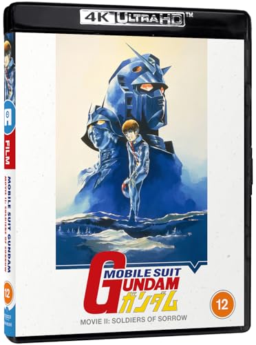 Blu-ray case for “Mobile Suit Gundam II: Soldiers of Sorrow” in 4K.