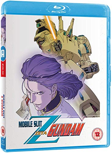 Blu-ray cover for "Mobile Suit Zeta Gundam Part 2" featuring robot and character art.
