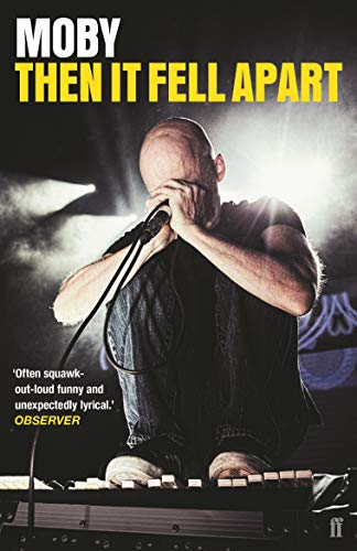 Book cover: Moby with head in hands at a keyboard.