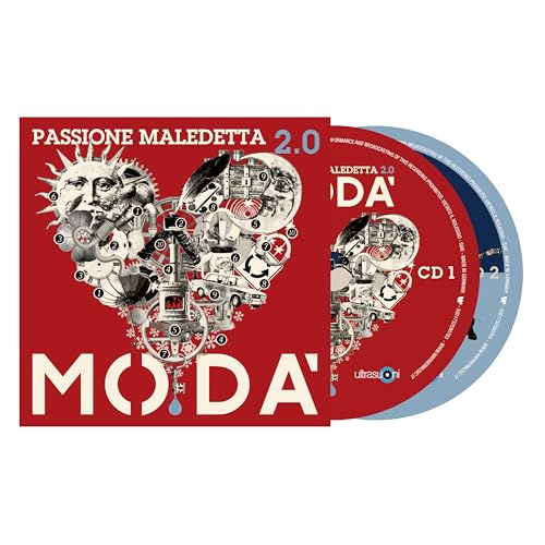 Moda' - Passione Maledetta 2.0" CD with intricate heart-shaped cover art.