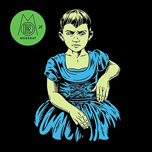 Album cover for Moderat’s “III” featuring a child in a blue dress.