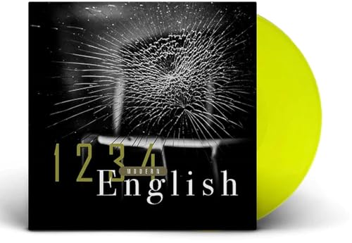 Vinyl record for Modern English’s “1 2 3 4” with yellow disc.