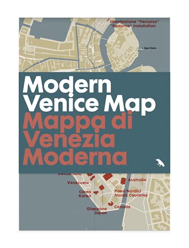 Book cover: “Modern Venice Map” with architectural map details.
