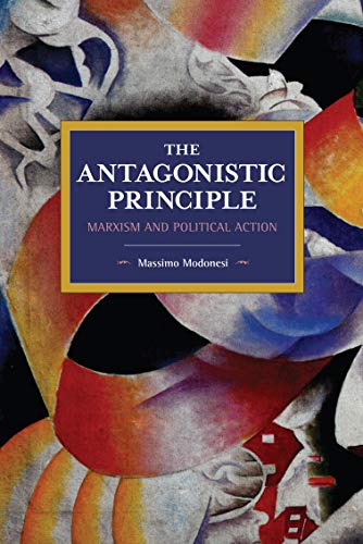 Book cover: "The Antagonistic Principle" with abstract colorful background.