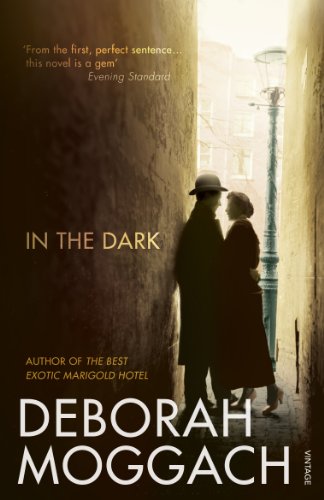 Book cover: couple in vintage clothing standing in a narrow alley.