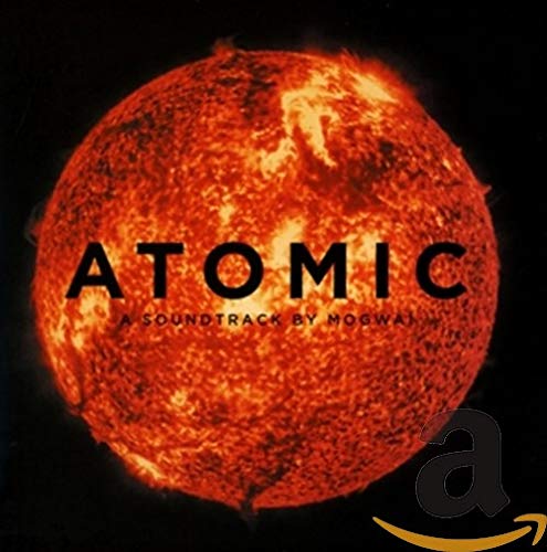Red sun image with "Atomic" and "Mogwai" text, CD packaging.