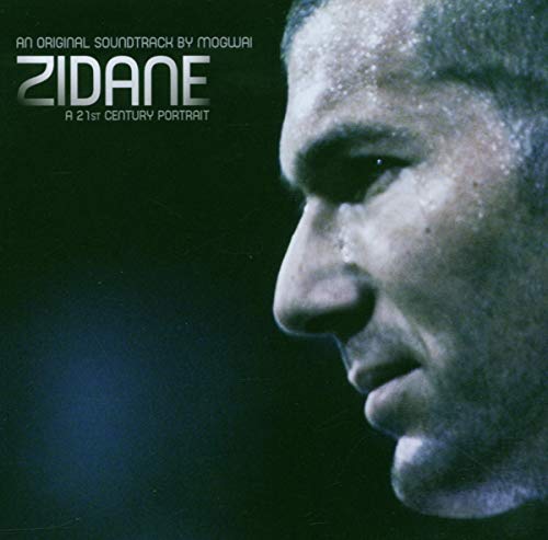 CD cover for Mogwai’s “Zidane,” featuring a close-up profile of Zinedine Zidane.