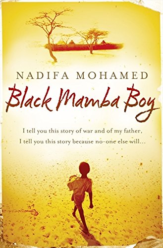 Book cover: "Black Mamba Boy" with a boy walking away from the viewer.