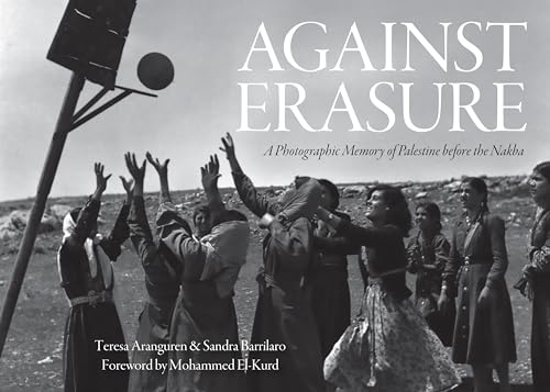 Book cover: black and white photo of Palestinian children playing basketball.