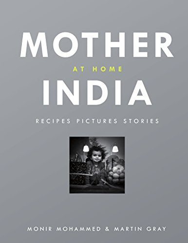 Book cover: "Mother India at Home" with a black and white family photo.