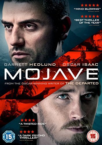 DVD cover for "Mojave" featuring Garrett Hedlund and Oscar Isaac.