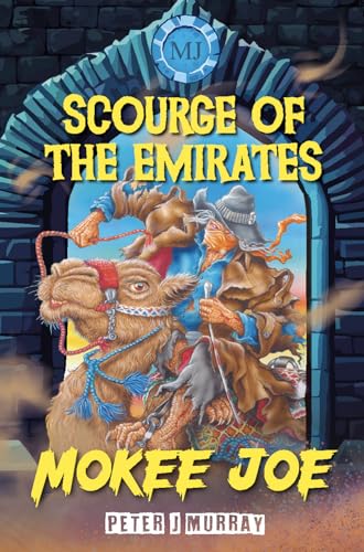 Book cover: illustrated man on a camel, arched doorway background.