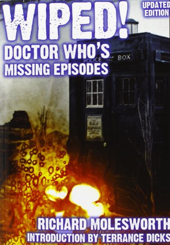 Book cover: "Wiped! Doctor Who's Missing Episodes" with a TARDIS image.