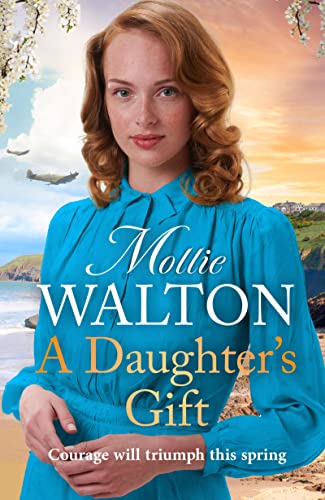 Book cover: woman with red hair, vintage style, and airplanes in background.