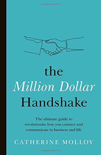 Book cover with line-drawn hands shaking and bold title text.