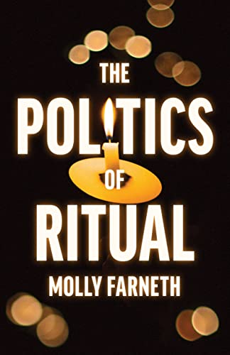 Book cover: "The Politics of Ritual" with a candle graphic.