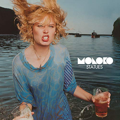 Album cover for Moloko’s “Statues” featuring a woman in water.