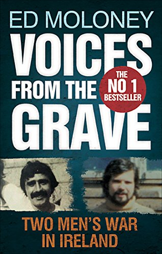 Book cover featuring title text and photos of two men on a dark background.