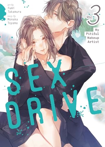 Manga cover: two characters embrace, with teal text reading "SEX DRIVE.
