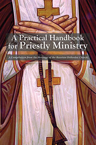 Book cover depicting priestly vestments and the title "A Practical Handbook.