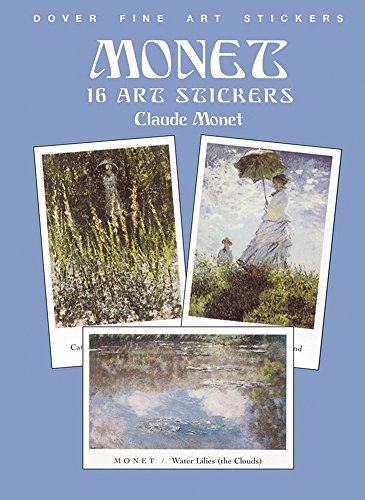Book cover featuring Claude Monet’s impressionist paintings of women and lilies.