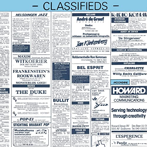CD cover for "Classifieds" by Monica Rypma, resembling a newspaper ad collage.