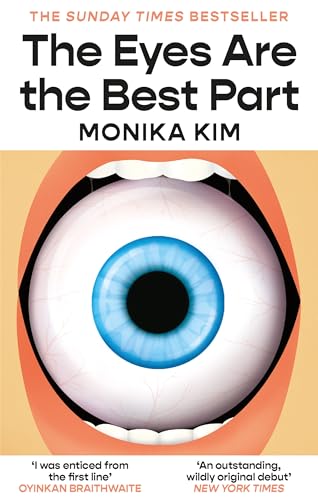 Book cover featuring a large, stylized eye within an open mouth.