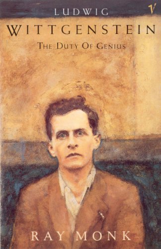 Book cover featuring a portrait of Ludwig Wittgenstein with text title and author name.