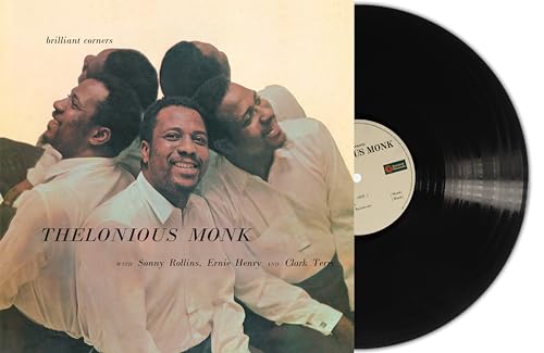 Thelonious Monk “Brilliant Corners” vinyl record with album cover and black disc.