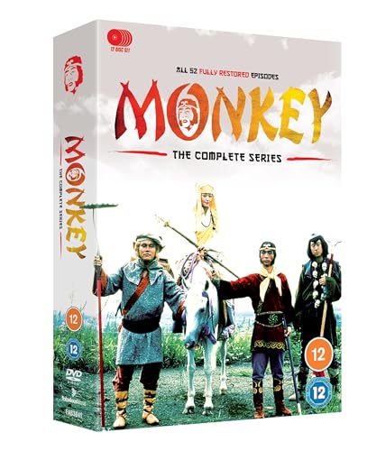 DVD cover for "Monkey: Complete Series" featuring characters and a horse.