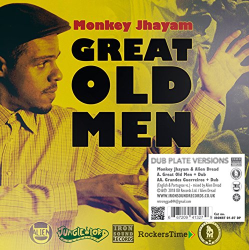 Yellow vinyl record cover featuring a portrait of a man in a hat.