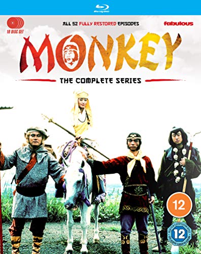 Blu-ray cover for Monkey: The Complete Series featuring four characters and a white horse.