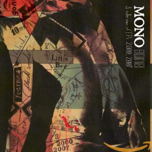 CD cover for Mono’s “Gone” with collage of text and imagery.