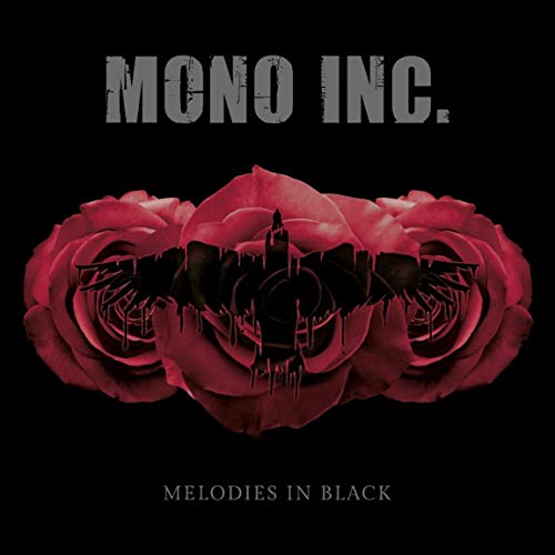 Mono Inc. album cover: red roses with a dark, gothic cityscape center.